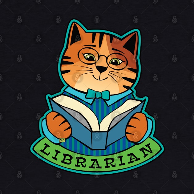 Librarian Cat by Sue Cervenka